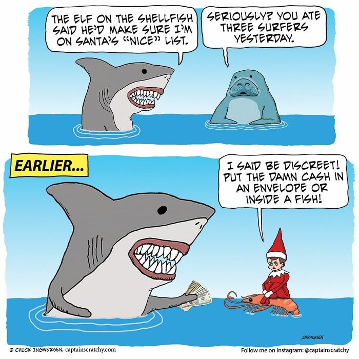 New Funny Comics From A Captain Scratchy Panel