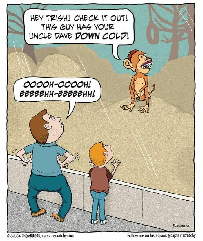 New Funny Comics From A Captain Scratchy Panel