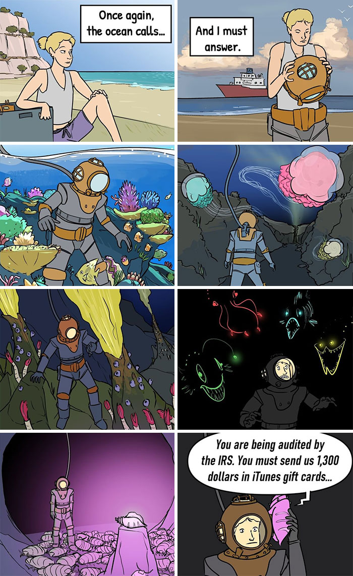 New Hilarious Comics From The California Artist With A Dark Twist (30 New Pics)