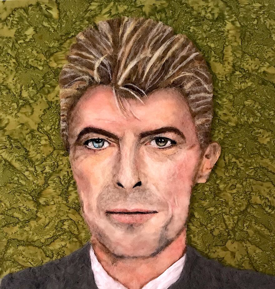 No Paint, No Brush: I Made These Portraits With Fiber And A Felting Needle No Paint, No Brush: I Made These Portraits With Fiber And A Felting Needle