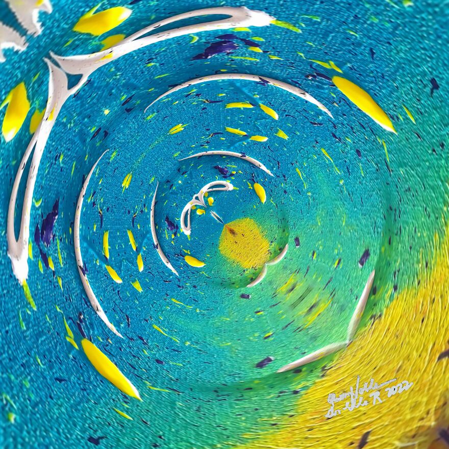 Hallucinating Art By Queennoble Dr. Elle Ramirez