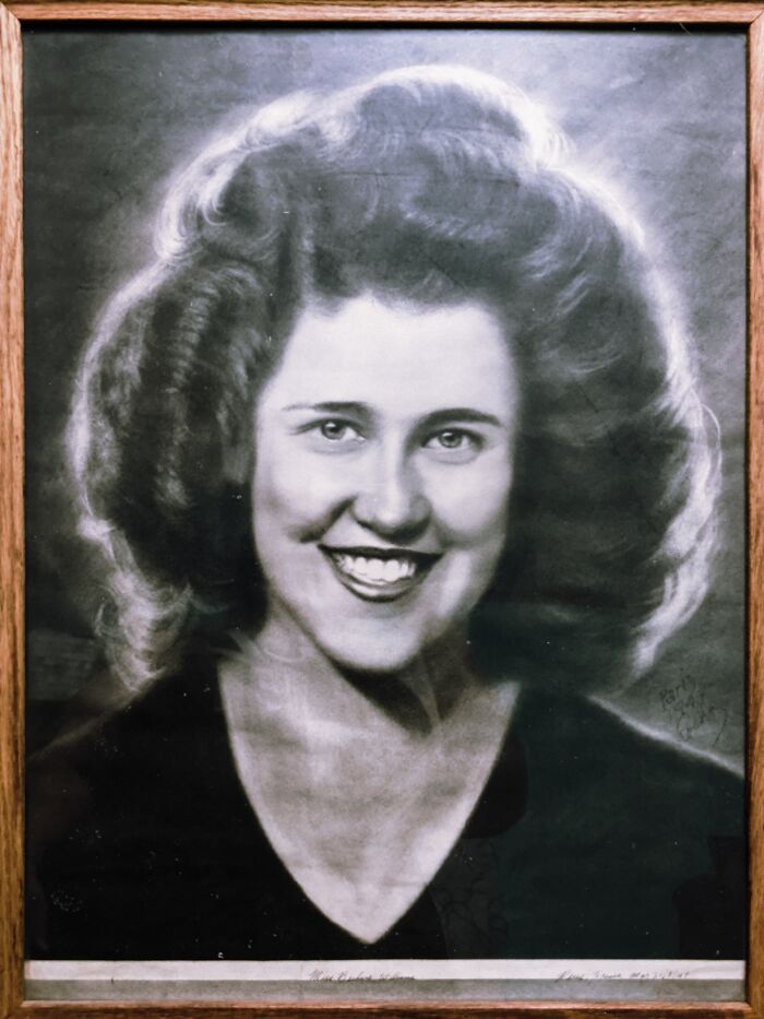 A Portrait Of My Great Aunt Commissioned By My Great Uncle, A Paratrooper Who Jumped Into France During Ww2. It Was Done By A French Artist With Only A Tiny Photograph For Reference.