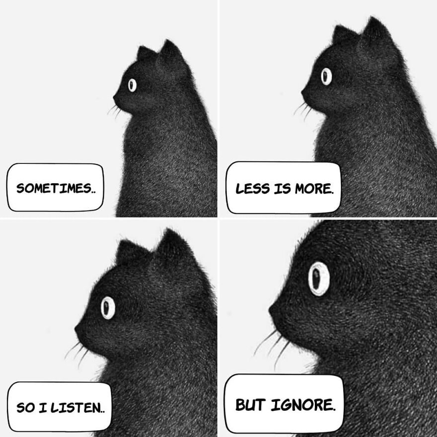 Portuguese Illustrator Immerses Us In The Thoughts Of Cats With Art And A Lot Of Humor