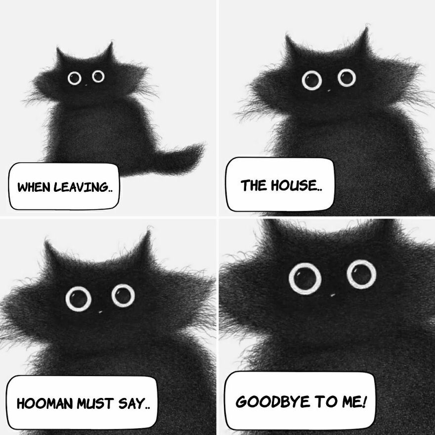 Portuguese Illustrator Immerses Us In The Thoughts Of Cats With Art And A Lot Of Humor