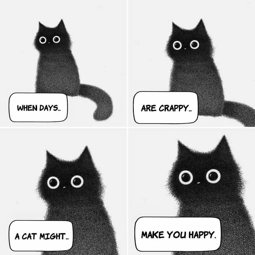 Portuguese Illustrator Immerses Us In The Thoughts Of Cats With Art And A Lot Of Humor