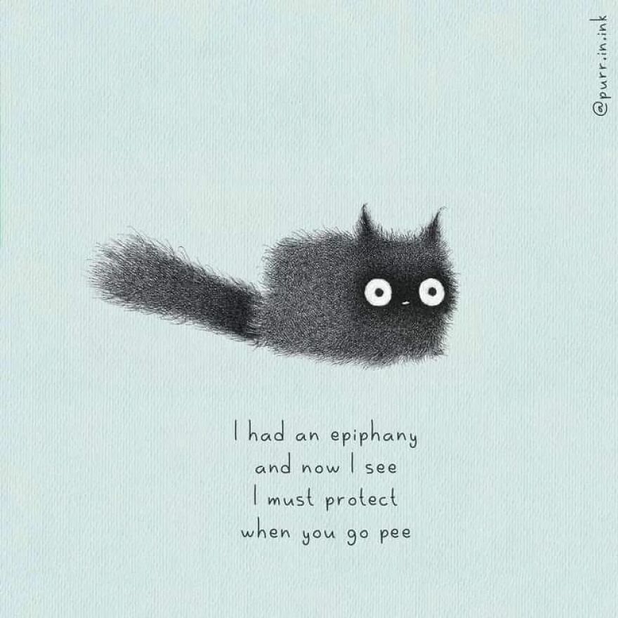 Portuguese Illustrator Immerses Us In The Thoughts Of Cats With Art And A Lot Of Humor