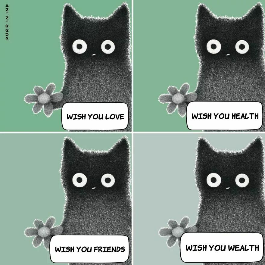 Portuguese Illustrator Immerses Us In The Thoughts Of Cats With Art And A Lot Of Humor