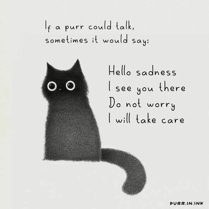 Portuguese Illustrator Immerses Us In The Thoughts Of Cats With Art And A Lot Of Humor