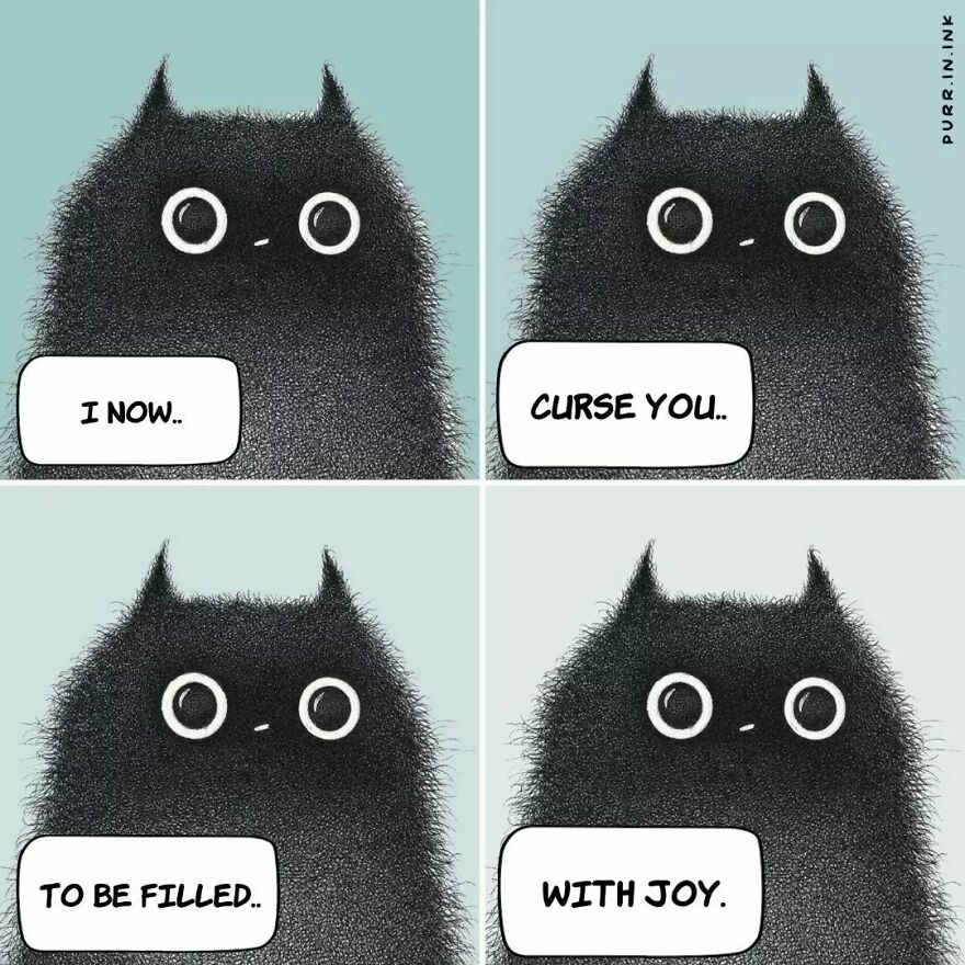 Portuguese Illustrator Immerses Us In The Thoughts Of Cats With Art And A Lot Of Humor