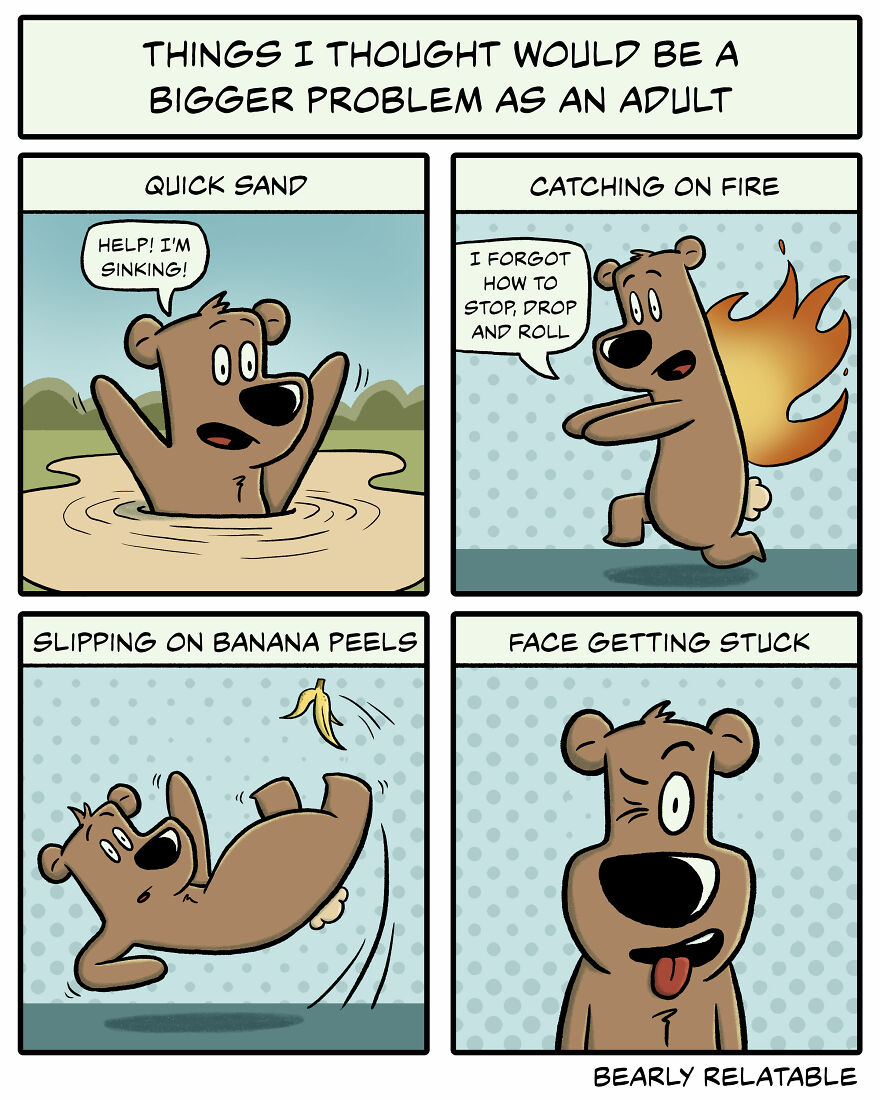 Bearly Relatable Comic