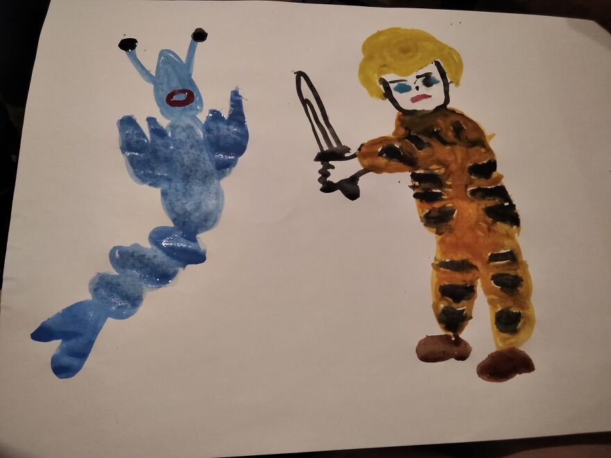 Russian Artists Make A Flash Mob With Art In Support Of A Little Boy Battling Cancer (23 Pics)