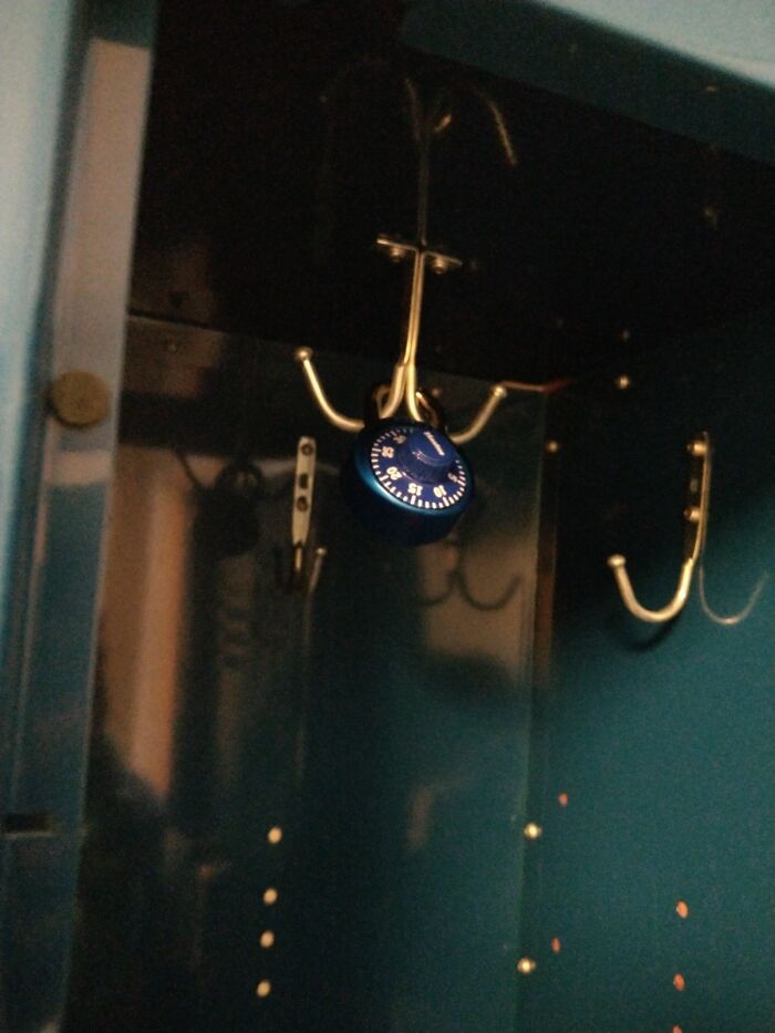 So Last Week One Of My Friends Blackmailed Me Into Giving Him My Locker Combination.