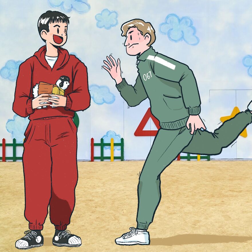 When You've Been Watching Too Much Of The Squid Game