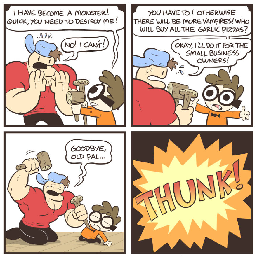 This Artist Makes Quirky Comics With Sudden Twists