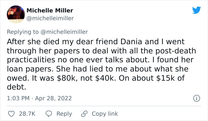 Woman Split Student Loan Payback With Her Mom, When She Passed Away She Found Out That She Owed $80K On $15K Of Debt Woman Split Student Loan Payback With Her Mom, When She Passed Away She Found Out That She Owed $80K On $15K Of Debt