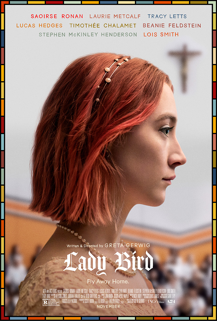 Movie poster for “Lady Bird”