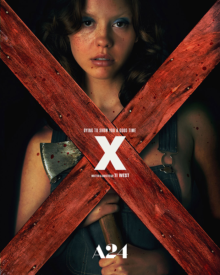 Movie poster for “X”