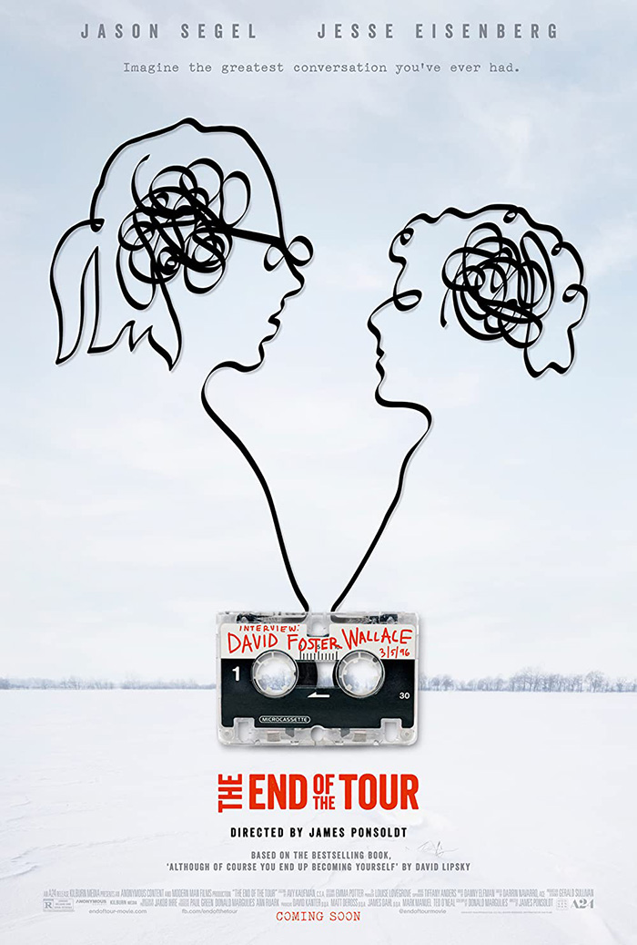 Movie poster for “ The End Of The Tour”
