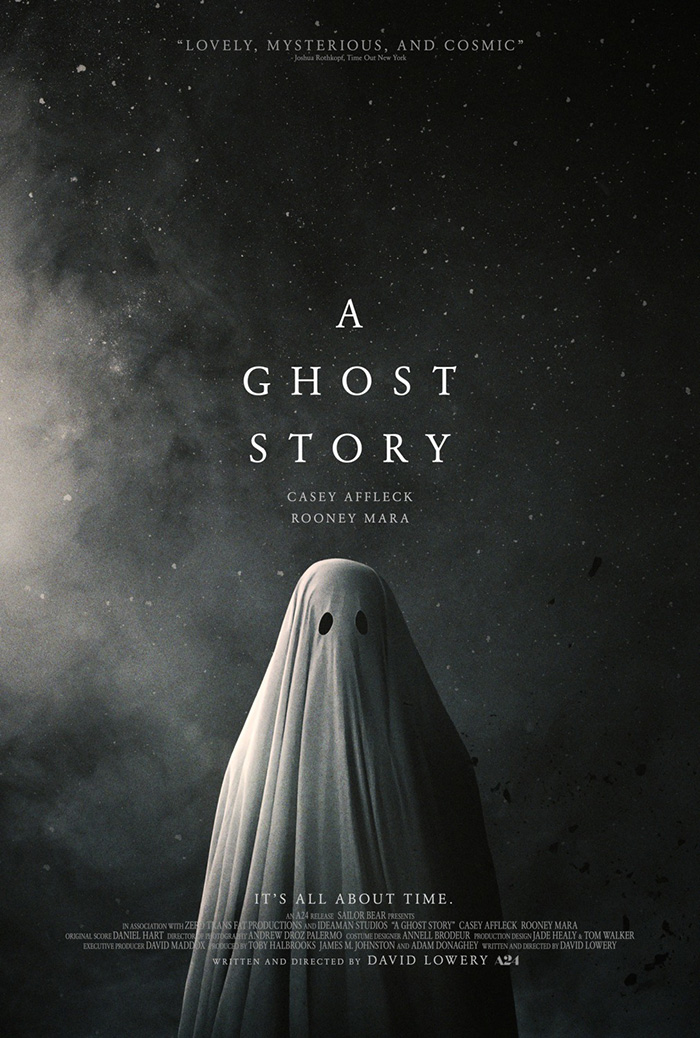 Movie poster for “ A Ghost Story”