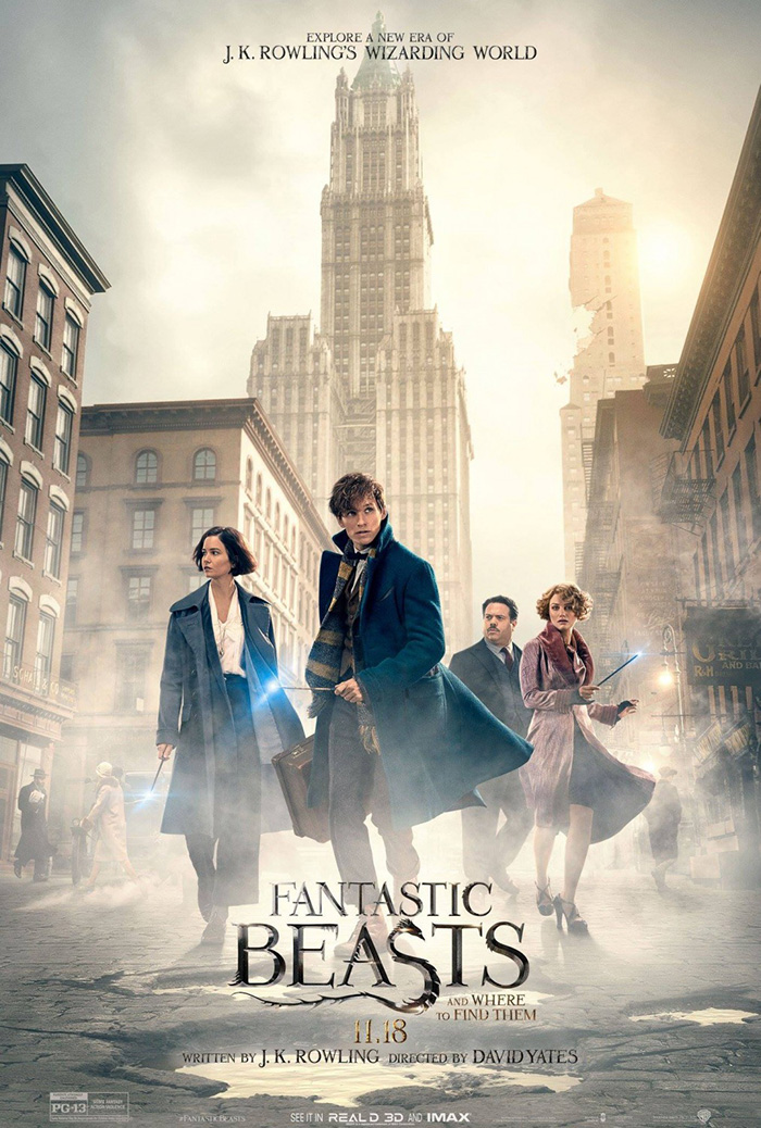 Movie poster for "Fantastic Beasts And Where To Find Them"
