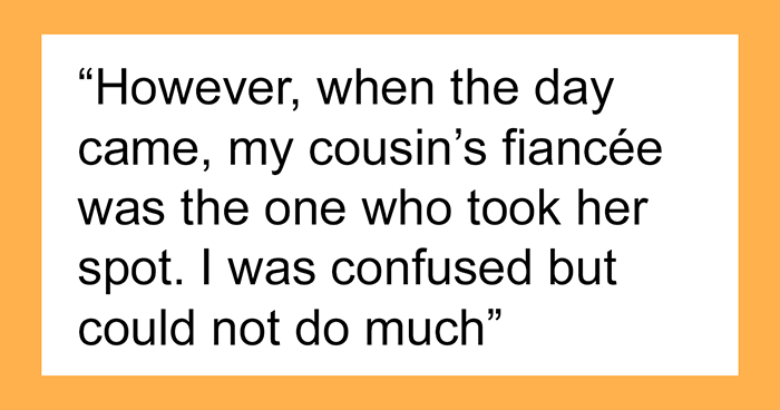 Relative’s Fiancée Steals A Precious Wedding Ceremony Moment From The Bride And Her Younger Cousin, Woman Calls Her Out And Gets Judged