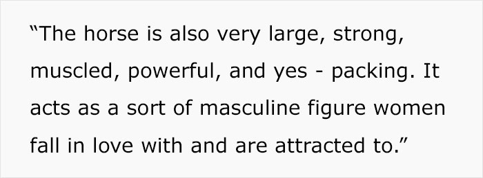 Man Gets Roasted By A TikToker After He Made A Thread Saying Women Shouldn’t Ride Horses Because It’s A Sexually Arousing Activity Man Gets Roasted By A TikToker After He Made A Thread Saying Women Shouldn’t Ride Horses Because It’s A Sexually Arousing Activity