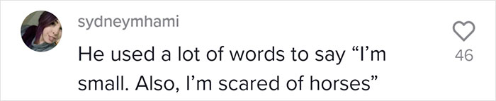 Man Gets Roasted By A TikToker After He Made A Thread Saying Women Shouldn’t Ride Horses Because It’s A Sexually Arousing Activity Man Gets Roasted By A TikToker After He Made A Thread Saying Women Shouldn’t Ride Horses Because It’s A Sexually Arousing Activity
