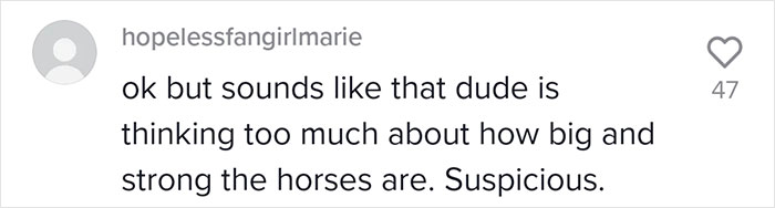 Man Gets Roasted By A TikToker After He Made A Thread Saying Women Shouldn’t Ride Horses Because It’s A Sexually Arousing Activity Man Gets Roasted By A TikToker After He Made A Thread Saying Women Shouldn’t Ride Horses Because It’s A Sexually Arousing Activity
