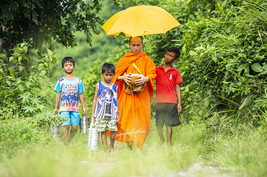 The Home-Leaving For Filial Piety Towards Grandparents And Parents Is A Beauty In The Community Of Young Khmer Buddhists