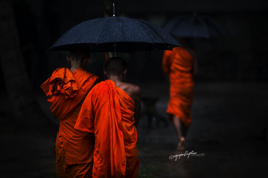 The Home-Leaving For Filial Piety Towards Grandparents And Parents Is A Beauty In The Community Of Young Khmer Buddhists