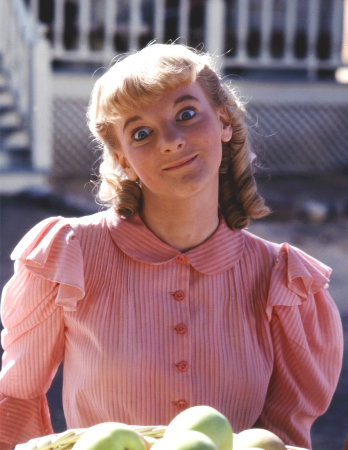 Nellie Olson grimacing