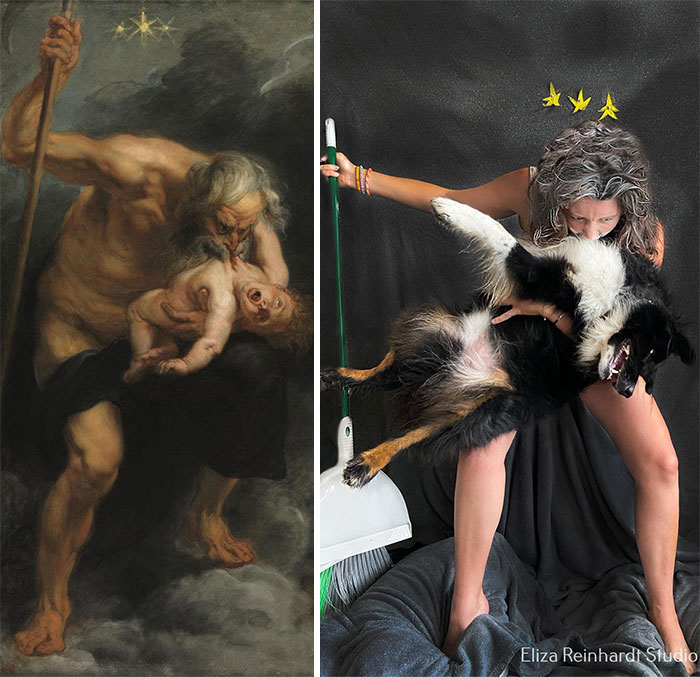 Saturn, 1636 By Rubens vs. Saturn, 2022