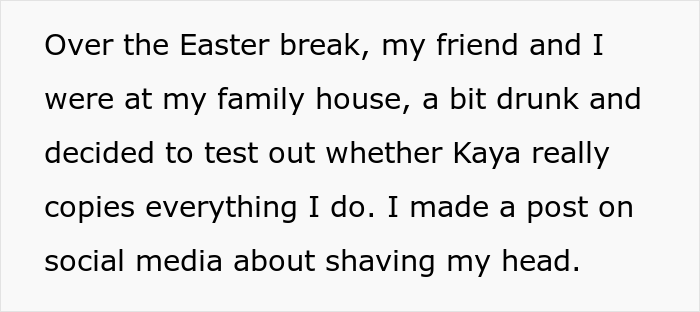 Student Decides To Test If This Flatmate Is Really Copying All Her Looks, Fakes Shaving Her Head As A Trap, Drama Ensues