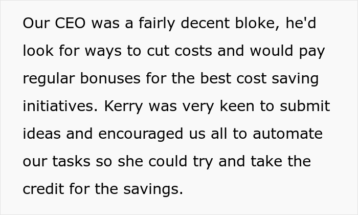 Employee Makes Boss' Position Useless By Maliciously Complying To Her Automation Request