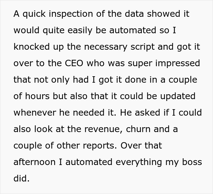 Employee Makes Boss' Position Useless By Maliciously Complying To Her Automation Request