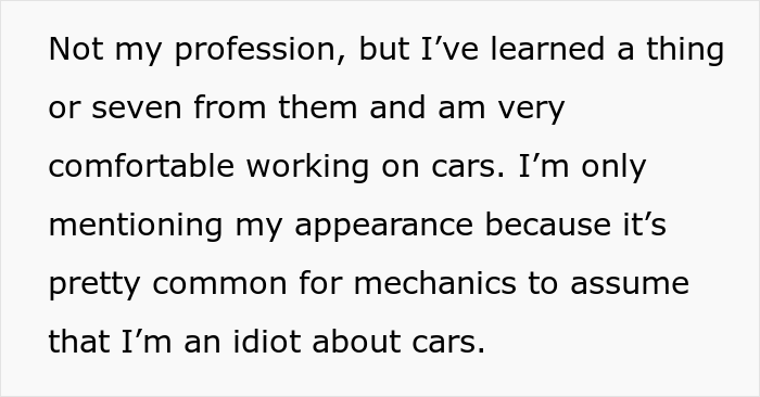 After A Mechanic Thought He Could Scam This Woman, She Embarrassed Him In Front Of The Whole Shop After A Mechanic Thought He Could Scam This Woman, She Embarrassed Him In Front Of The Whole Shop