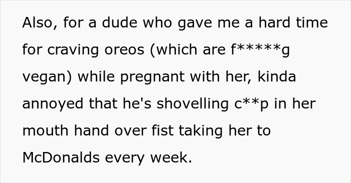 “AITA For Being Upset That My Ex-Husband Fed Our Vegan Daughter Chicken McNuggets” “AITA For Being Upset That My Ex-Husband Fed Our Vegan Daughter Chicken McNuggets”