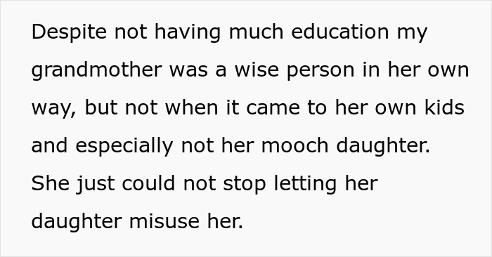 Woman Honors Her Mother&rsquo;s Wish To Pass On Her Last $700 To The Youngest, &ldquo;Parasite&rdquo; Sister, Maliciously Complies