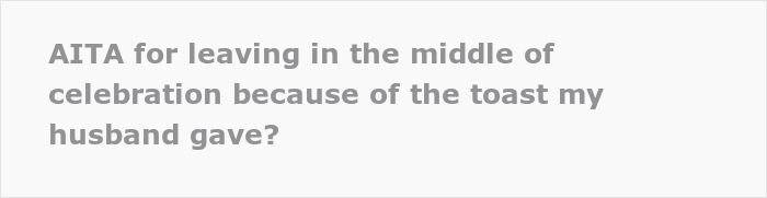 Husband Crushes Wife's Self-Esteem During Celebratory Dinner, Is Mad After She Up And Leaves