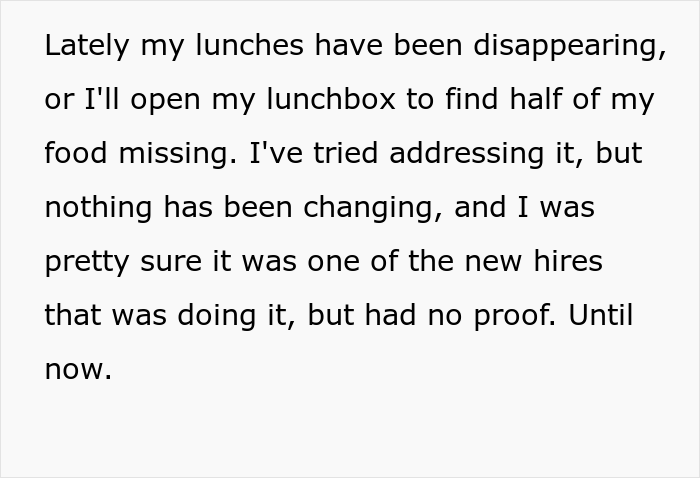 Person's Lunch Keeps Getting Stolen At Work Until Boss' Daughter Goes Into Anaphylactic Shock, They Are Then Accused Of 'Poisoning' Their Own Food