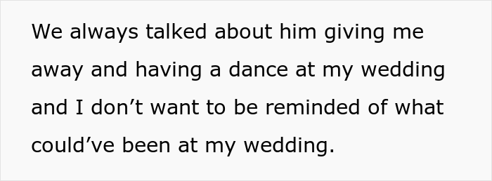 &ldquo;AITA For Not Wanting My Dad To &lsquo;Walk&rsquo; Me Down The Aisle Because He&rsquo;s In A Wheelchair?&rdquo;