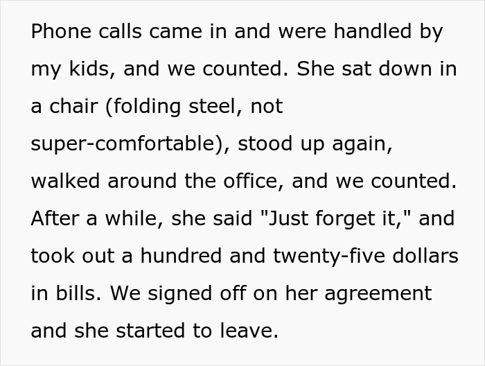 Karen Tries To Maliciously Comply By Paying In Bags Of Coins, But Repair Shop Owner Turns The Tables On Her