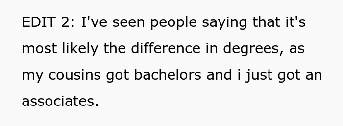Woman Graduates From Community College But Her Family Thinks It's Nothing Compared To Her Cousins' University Degrees, Drama Ensues