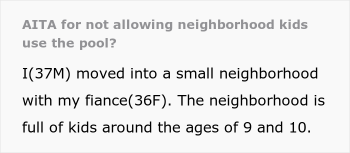 Man’s Pool Gets Damaged By Neighborhood Kids, Parents Complain When He Closes It Man’s Pool Gets Damaged By Neighborhood Kids, Parents Complain When He Closes It