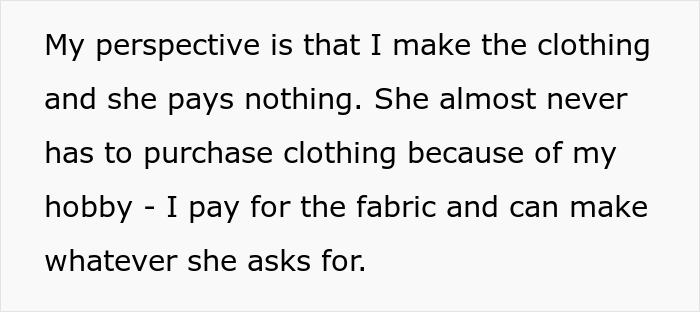 Husband Makes Clothes For His 27 Y.O. Wife, Gets Confused Why She&rsquo;s Angry He&rsquo;s Switched To More Conservative Styles Over The Years