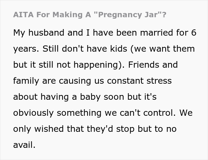 Family Calls This Woman A Jerk For Asking Them For A Dollar Every Time They Mention Her Not Having Kids