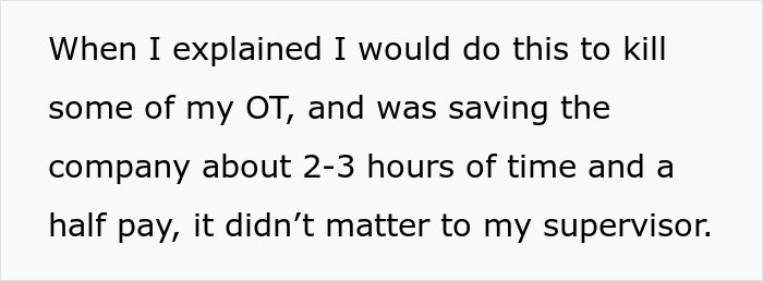 Boss Doesn’t Know This Guy Takes Longer Lunches Just To Cut Overtime, Tells Him To Work According To Schedule, Regrets It After The Next Paycheck Boss Doesn’t Know This Guy Takes Longer Lunches Just To Cut Overtime, Tells Him To Work According To Schedule, Regrets It After The Next Paycheck