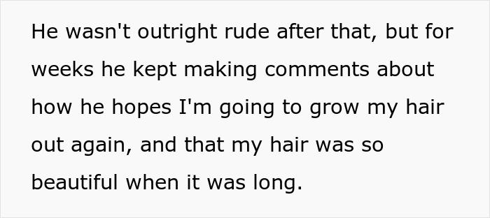 Guy Gets Fired As A Result Of A Female Co-Worker Reporting Him To HR Because He Kept Complaining About Her Buzzcut