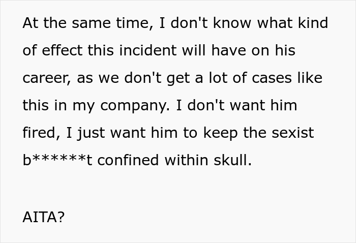 Guy Gets Fired As A Result Of A Female Co-Worker Reporting Him To HR Because He Kept Complaining About Her Buzzcut