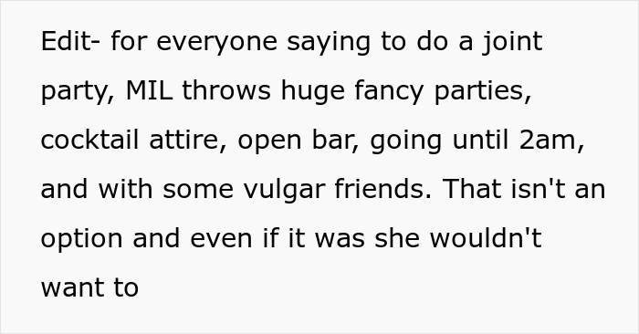 "AITA For Calling My MIL A Crybaby And Saying Her Birthday Isn't As Important As My Son's First Birthday?"